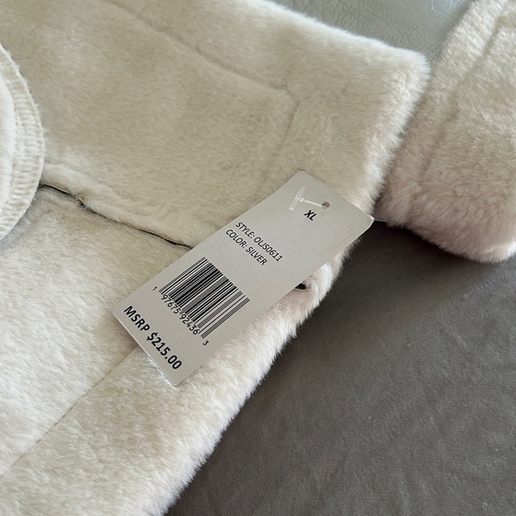 Jessica Simpson Metallic Jacket with Cream Trim Size XL. - Picture 8 of 15